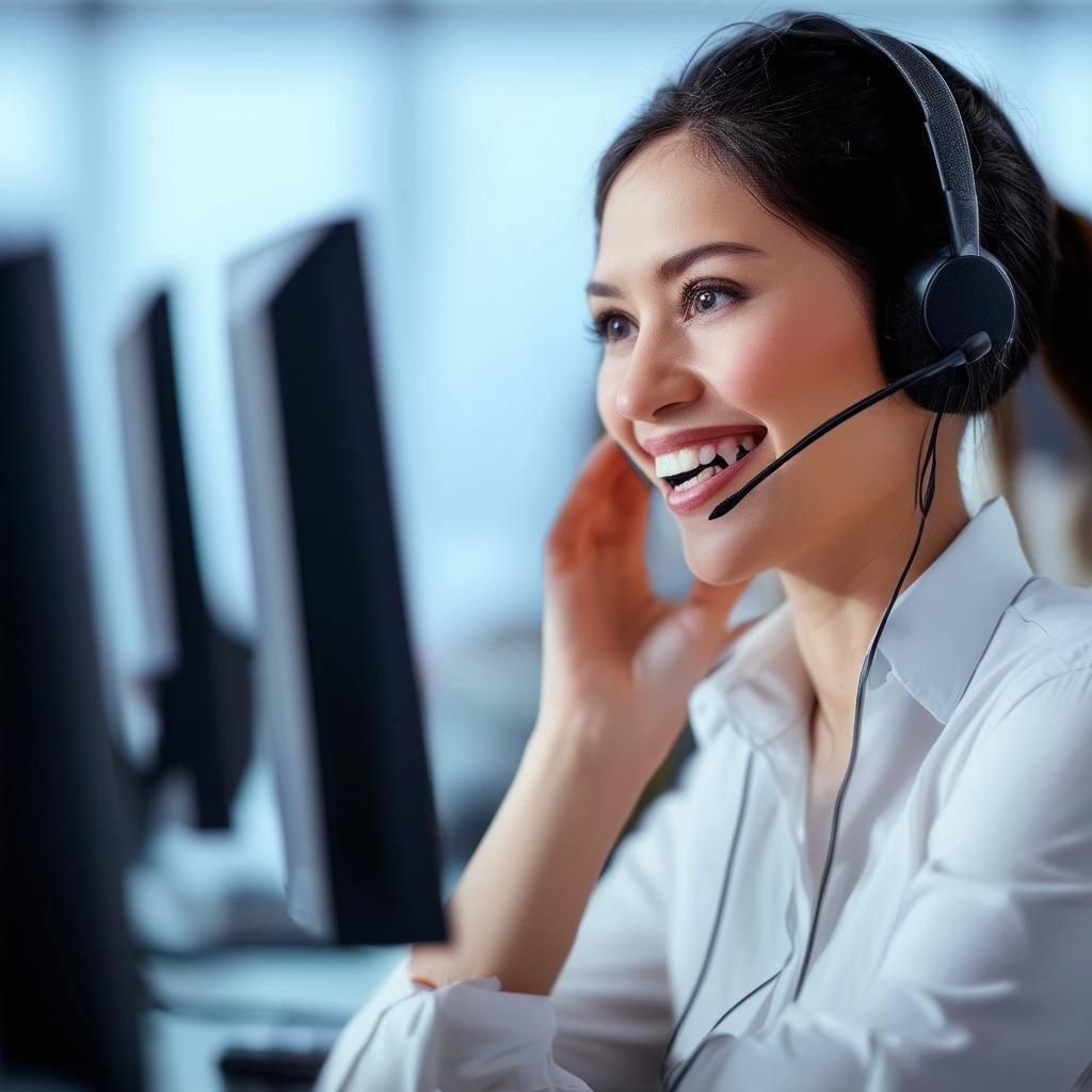 contact center agent width=