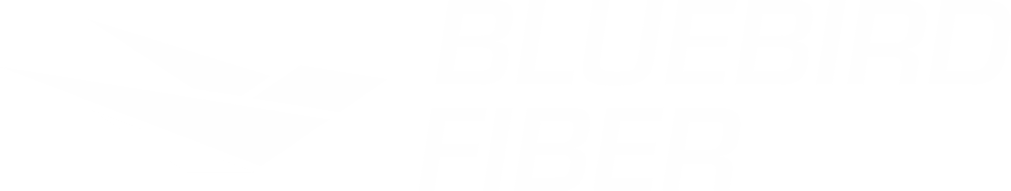 Bluebird Fiber Logo White