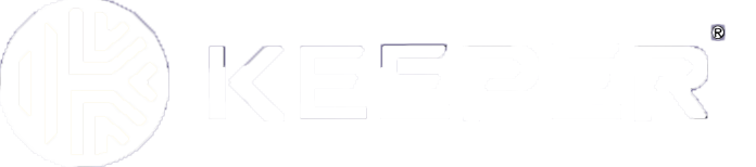 keeper white logo