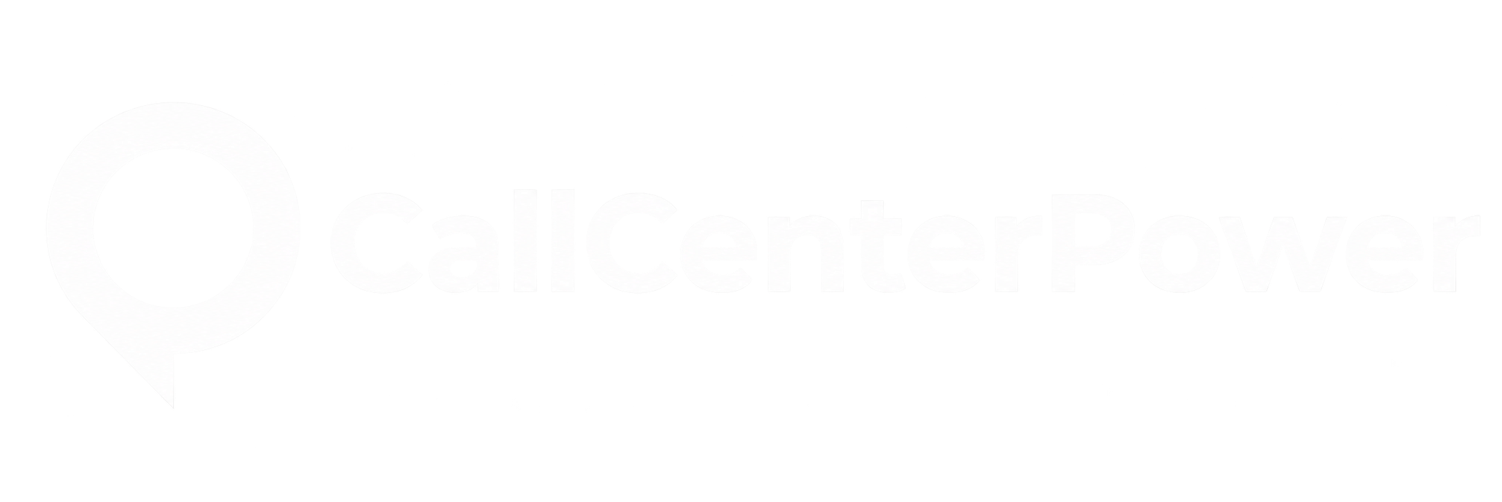 CallCenterPower White Logo